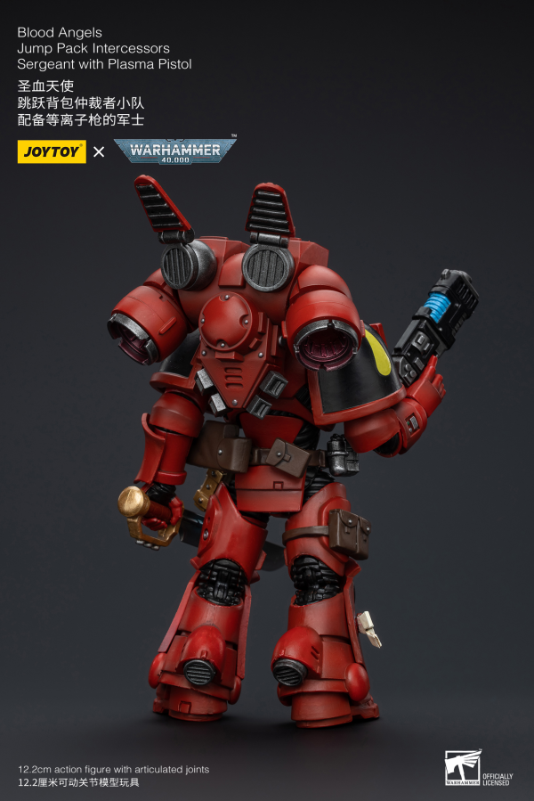 Joy Toy Blood Angels Jump Pack Intercessors Sergeant With Plasma Pistol | 6973130377370