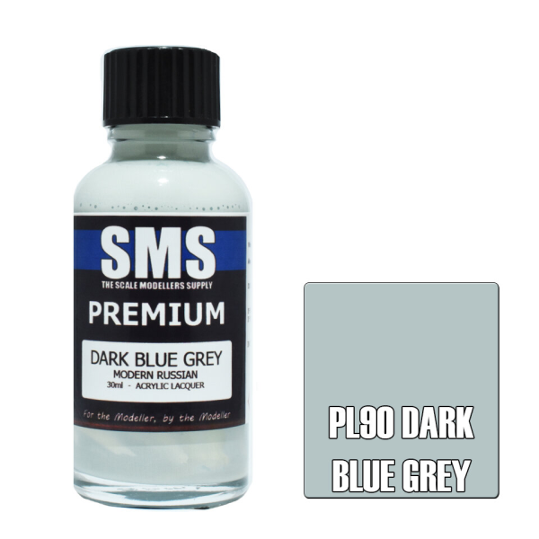 The Scale Modellers Supply (SMS) Premium DARK BLUE GREY - MODERN RUSSIAN 30ml | 707959822478