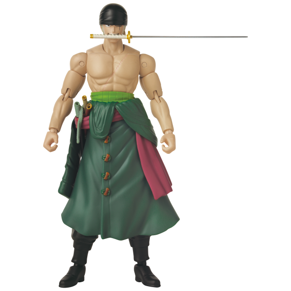 BANDAI Roronoa Zoro Three Sword Style One Piece, BNTCA Anime Heroes | 0045557370527