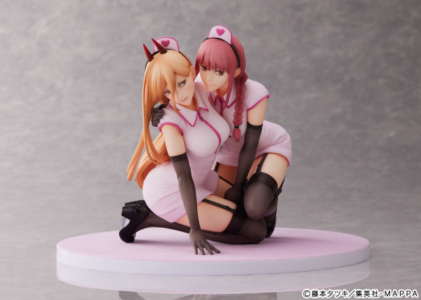 Good Smile Company Chainsaw Man Power & Makima Nurse Ver. 1/7 Scale Figure set(4580736409286)(4580736409286)