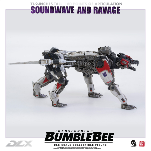 Three Zero Transformers: Bumblebee - DLX Soundwave and Ravage | 4897056202627