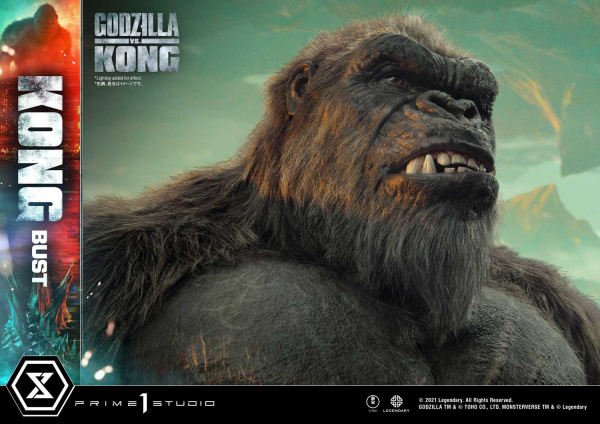 Prime 1 Studio Life Size Bust Godzilla vs Kong (Film) Kong | 4580708032122