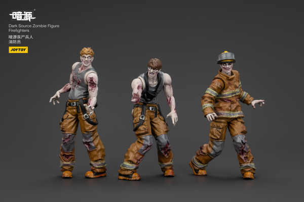 JOYTOY Dark Source Zombie Figure Firefighters(6927054401598)