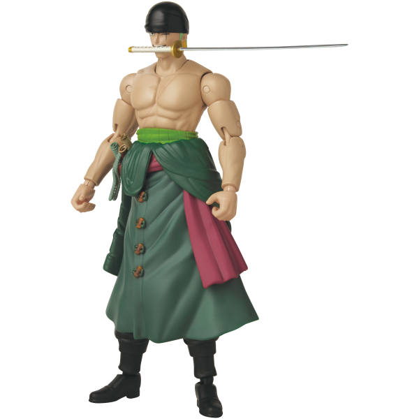 BANDAI Roronoa Zoro Three Sword Style One Piece, BNTCA Anime Heroes | 0045557370527