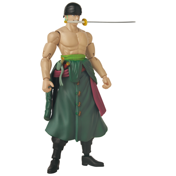 BANDAI Roronoa Zoro Three Sword Style One Piece, BNTCA Anime Heroes | 0045557370527