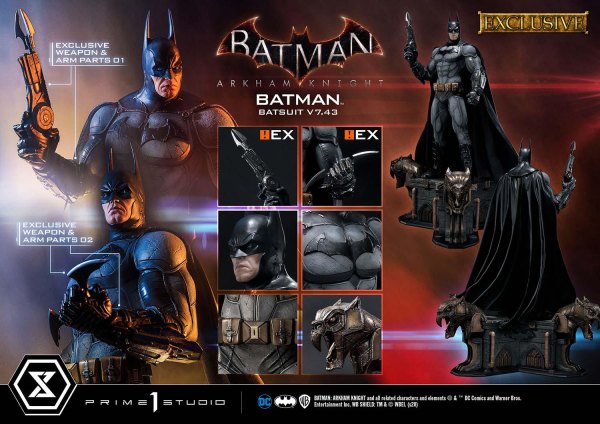 Prime 1 Studio Museum Masterline Batman: Arkham Knight Batman Batsuit V7.43 EX Version(4582535945033)(4582535945033)