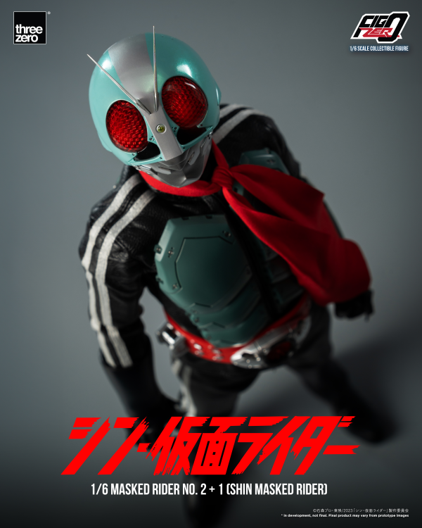 threezero SHIN MASKED RIDER - FigZero 1/6 Masked Rider No.2+1 (SHIN MASKED RIDER)(4895250812376)(4895250812376)