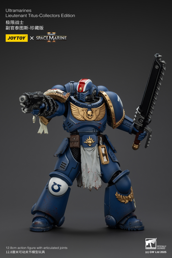 JOYTOY Ultramarines Lieutenant Titus-Collectors Edition | 6927054401369
