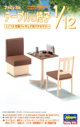 Hasegawa [FA07] 1:12 FAMILY RESTAURANT TABLE & CHAIR
