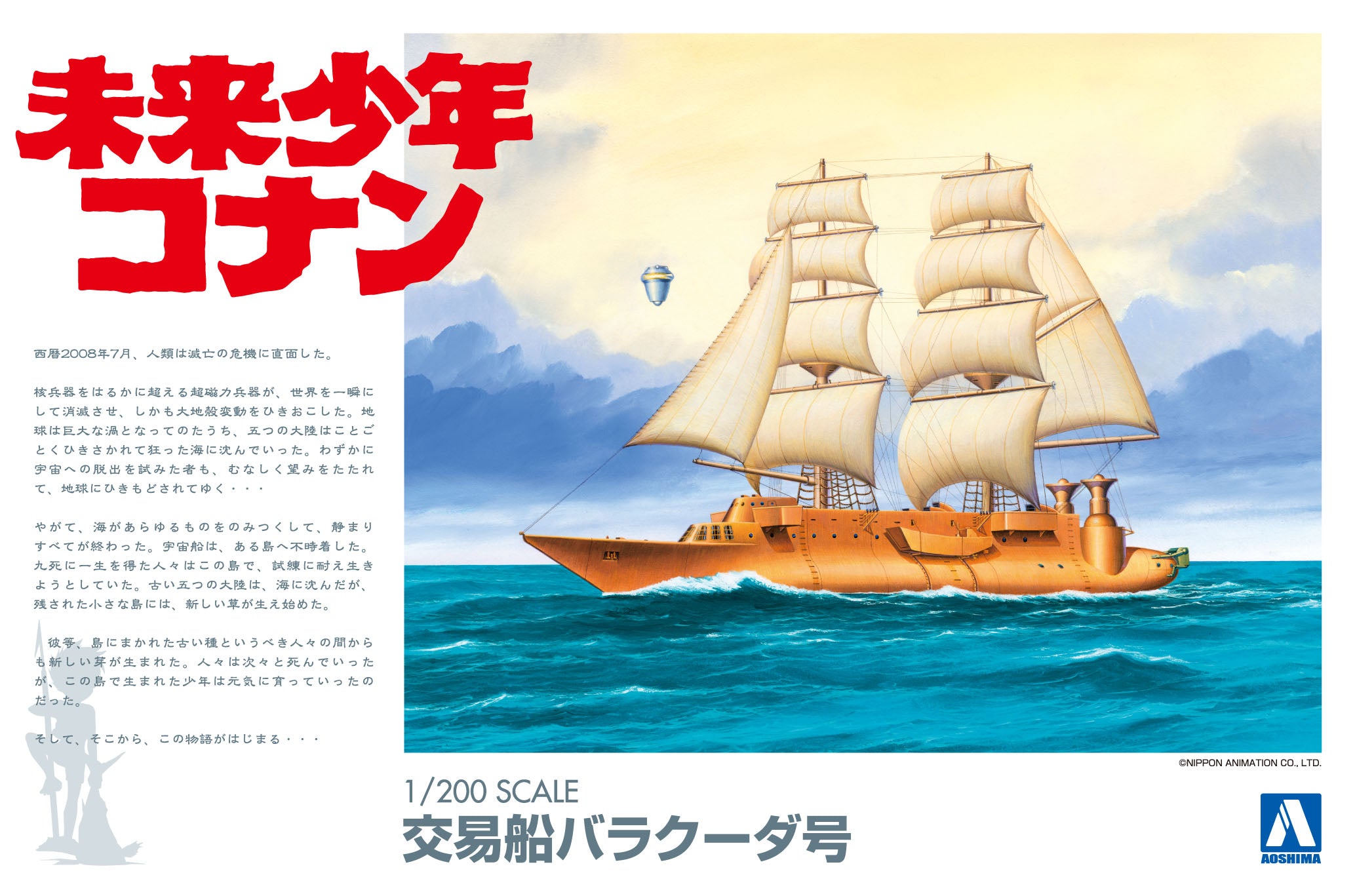Aoshima 1/200 BARRACUDA