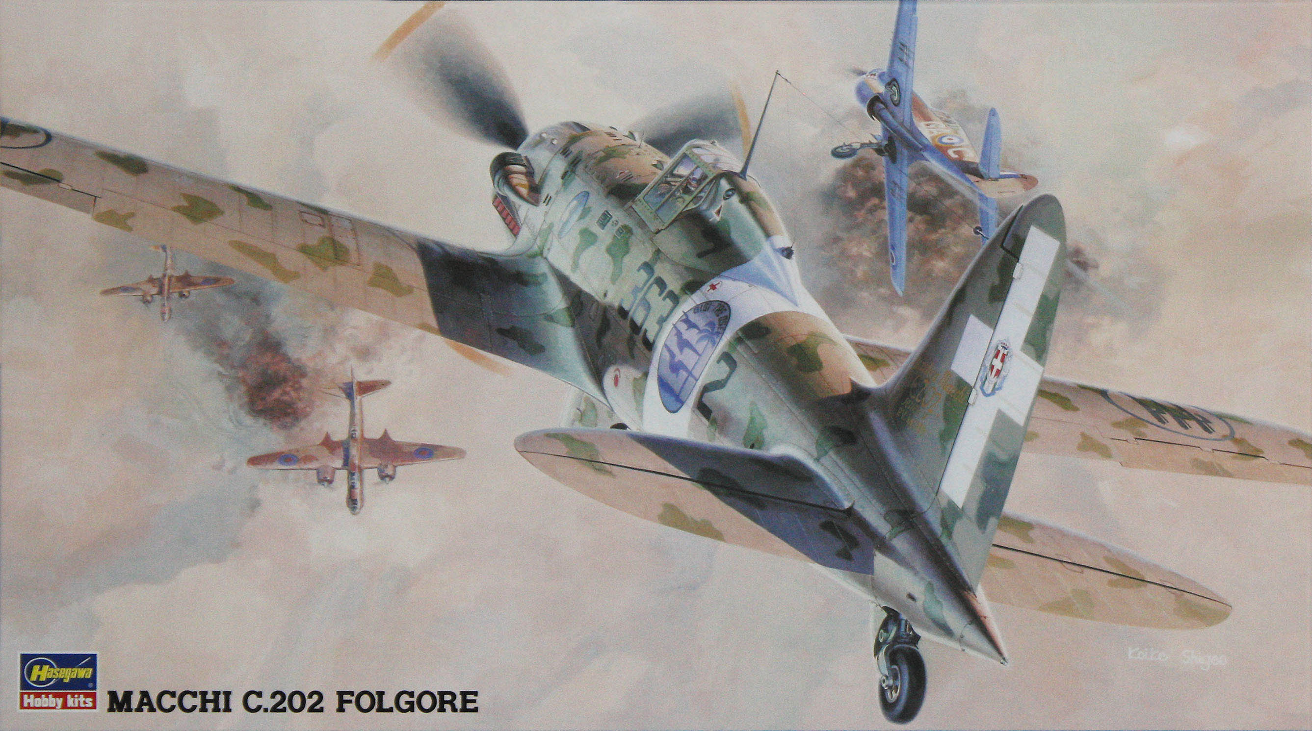 Hasegawa [JT32] 1:48 MACCHI C.202 FOLGORE(4967834191327)
