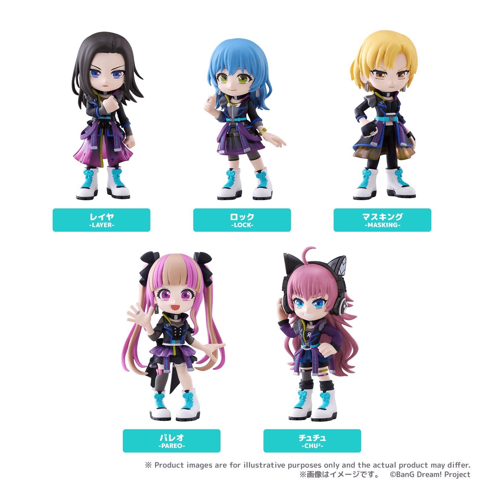 PalVerse BanG Dream! RAISE A SUILEN (Set of 6 figures)