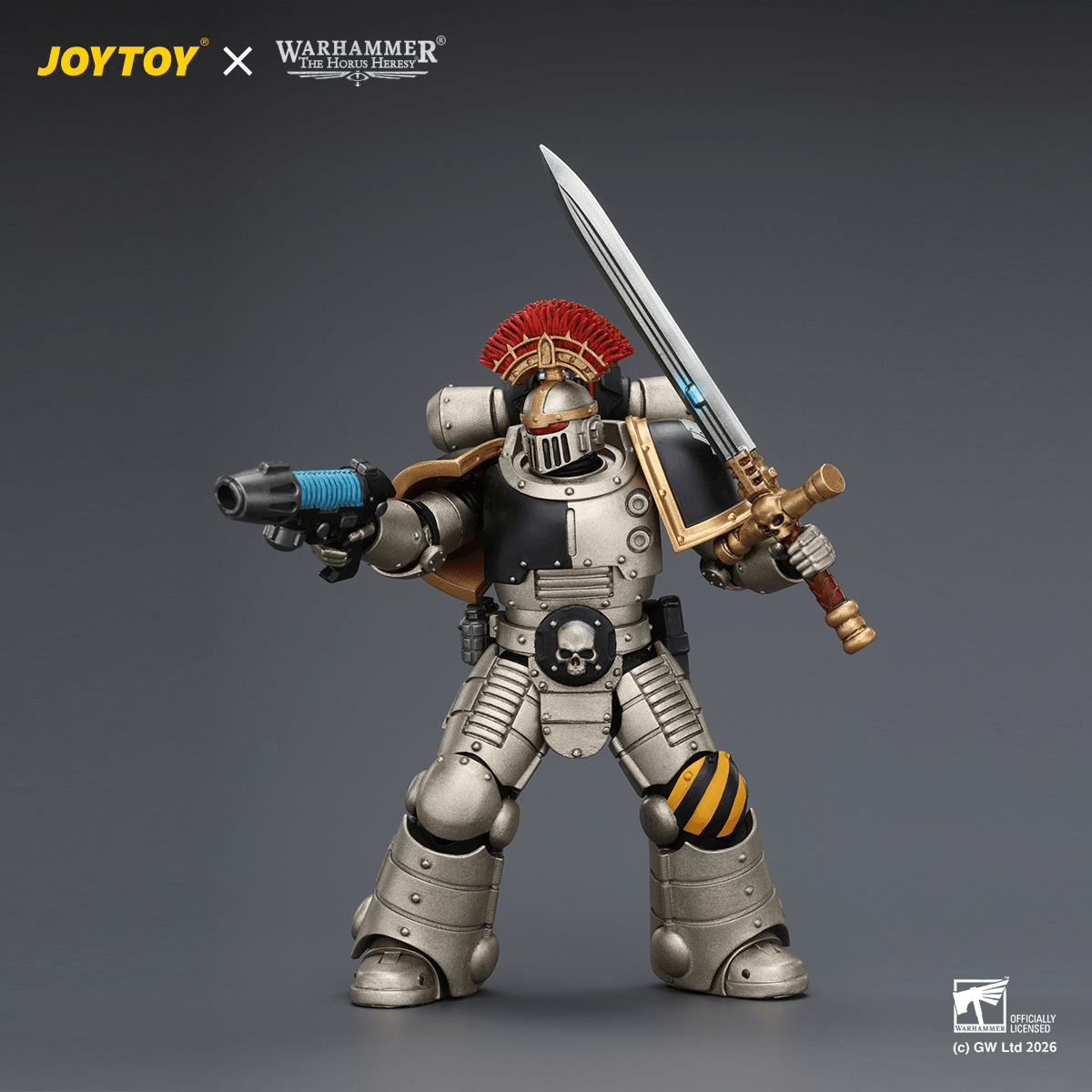 Iron Warriors Mkll Tactical Sergeant with Power Sword, Bolt Pistol and Plasma Pistol | 6927054404445