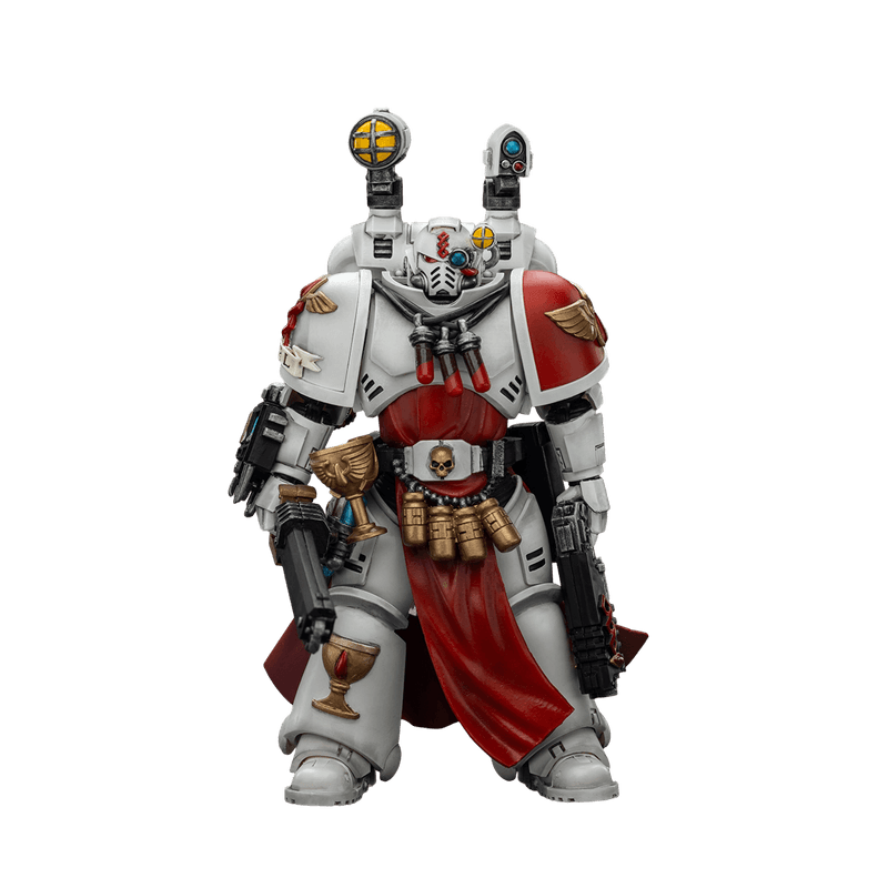 JOYTOY Blood Angels Sanguinary Priest with Heavy bolt pistol, chainsword and narthecium