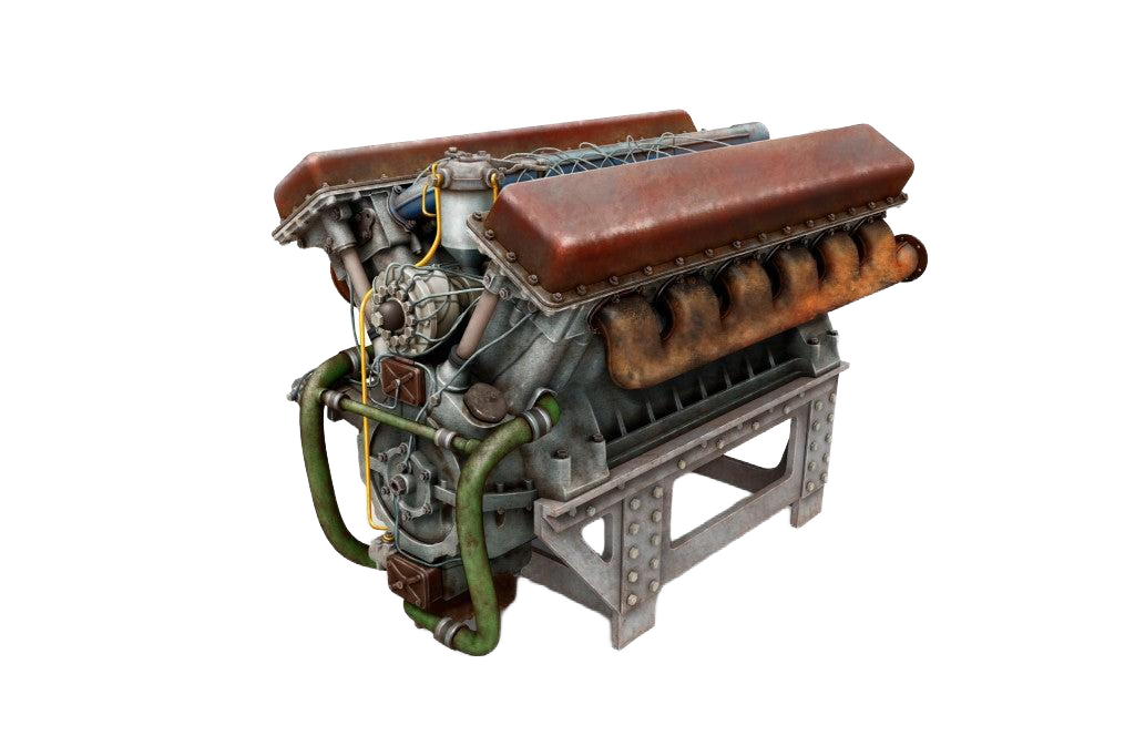 Miniart [35205] 1/35 T-34 Engine(V-2-34) & Transmission Set | 4820183310507