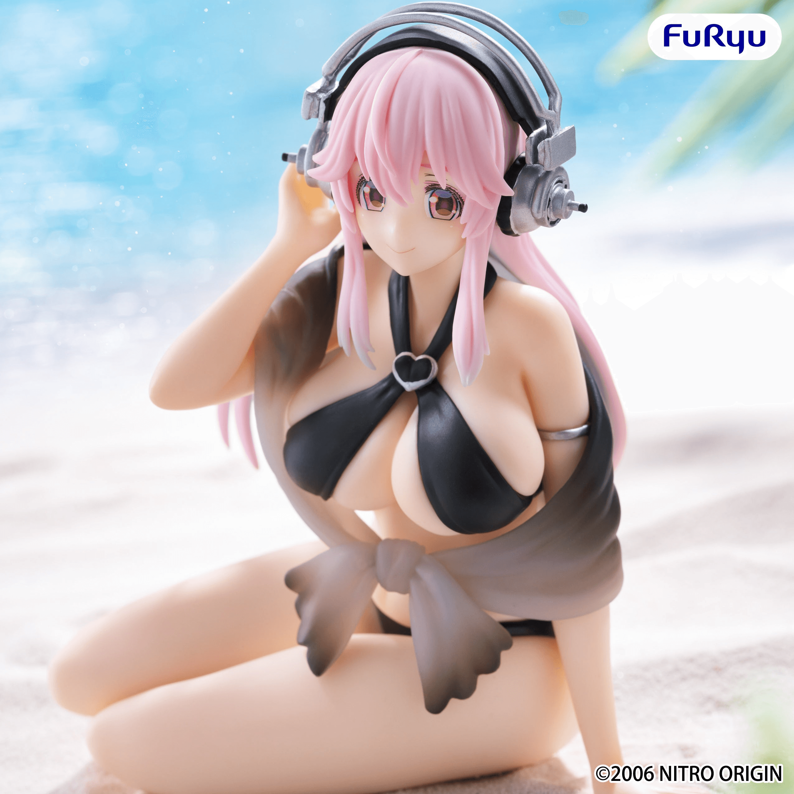 SUPER SONICO Noodle Stopper Figure -Swimsuit Black Color ver.- | 4571623513049