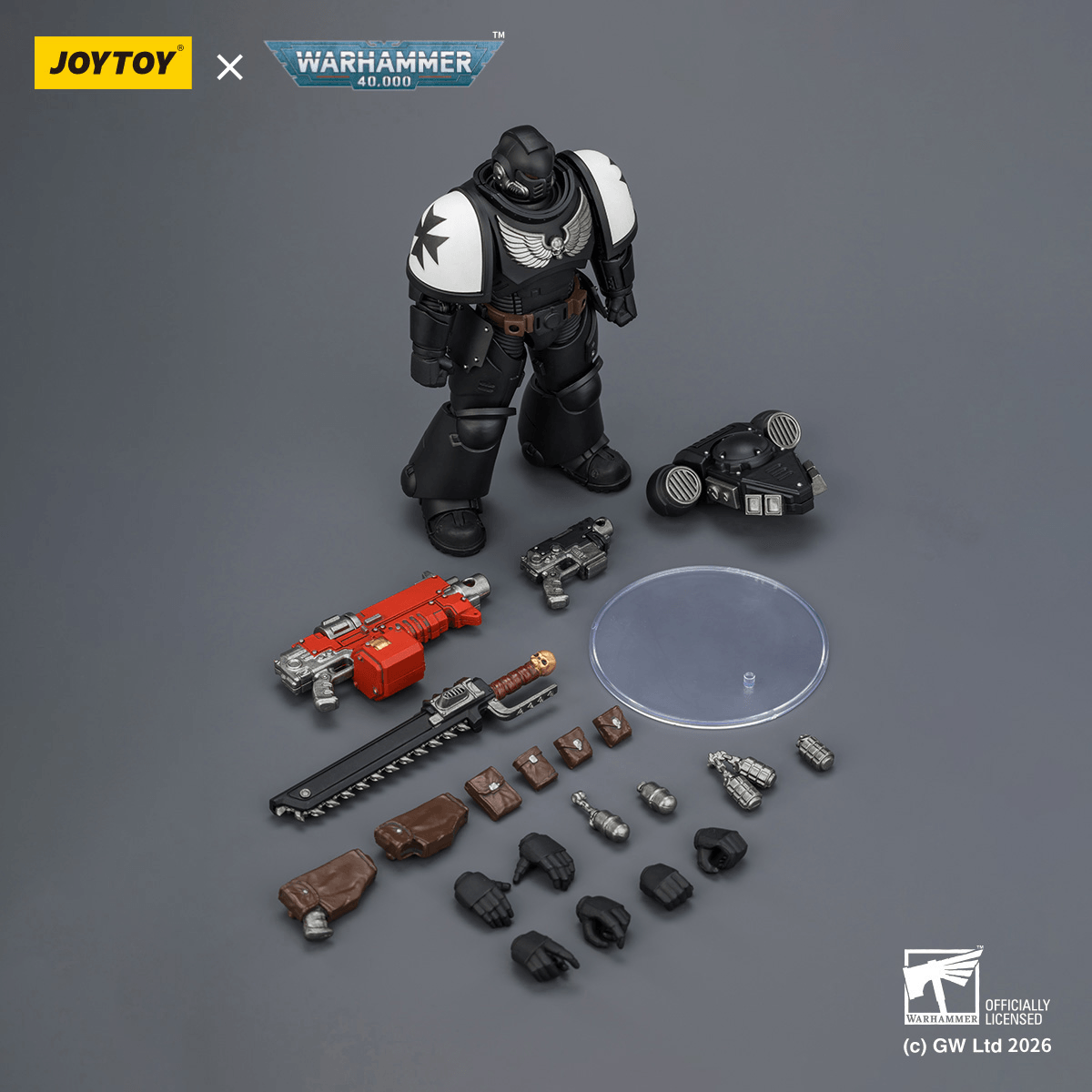 Black Templars Intercessor with Bolt Rifle, Bolt Pistol and Chainsword | 6927054403905