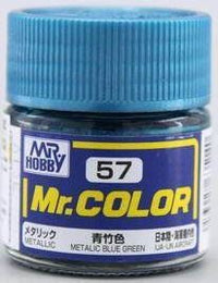 Mr Hobby Mr. Color 57 - Metallic Blue Green (Metallic/Aircraft) | 4973028716542