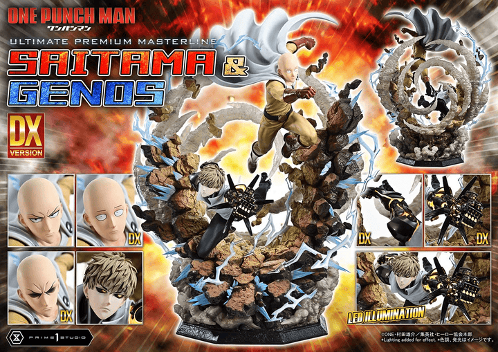 Ultimate Premium Masterline One-Punch Man Saitama & Genos Deluxe Version | 4582647123817