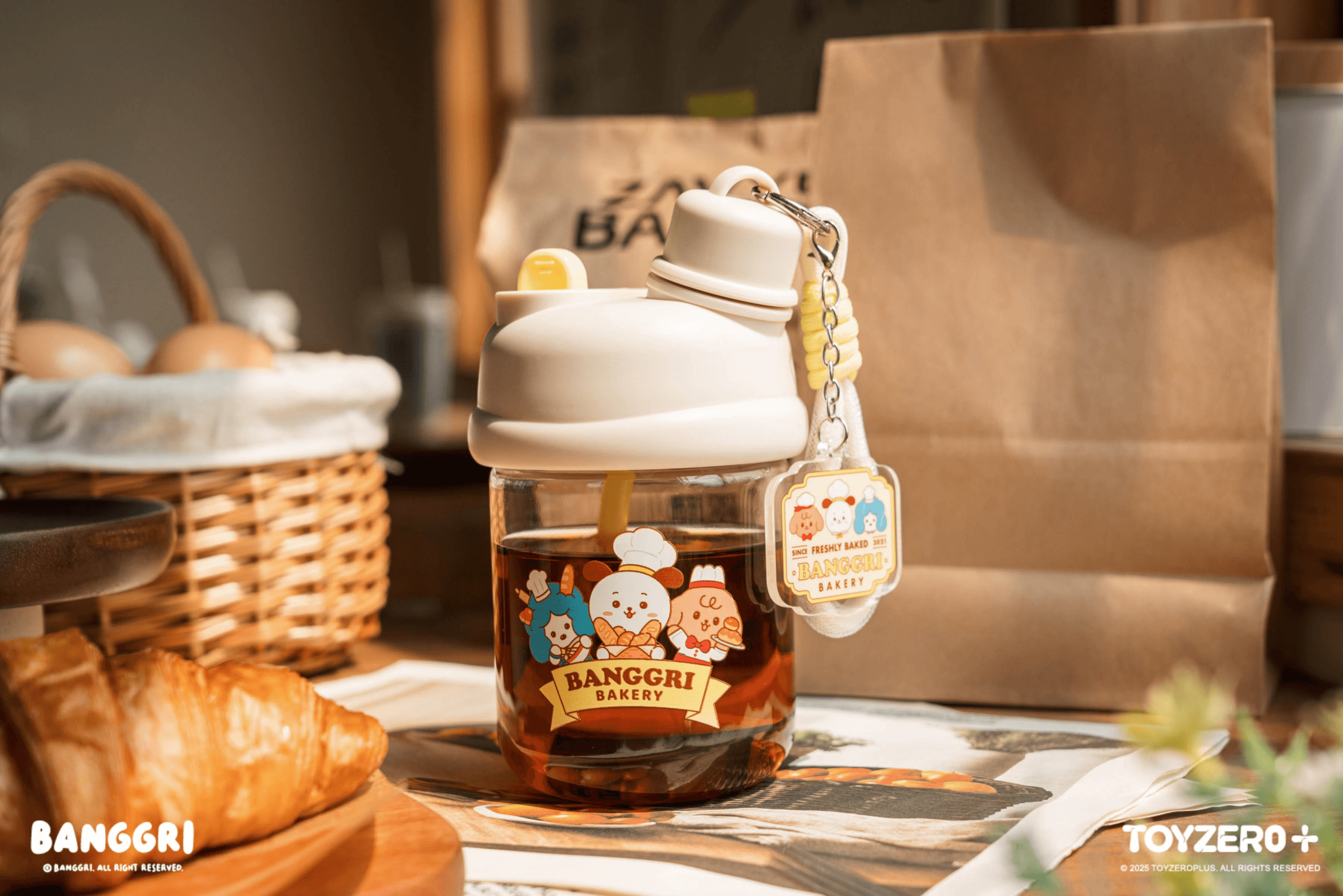 BANGGRI Bakery Series - Insulated Water Bottle with Straw | 6978531760936