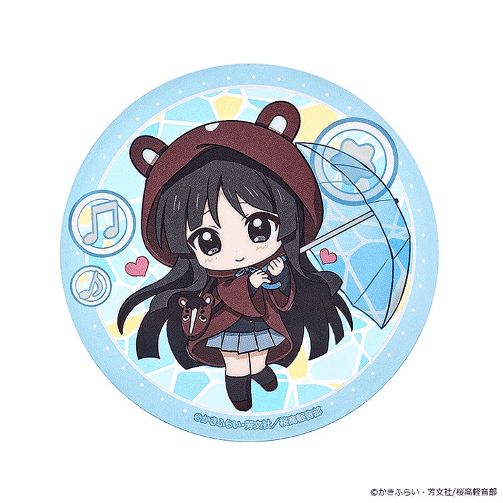 K-ON! Fluffy Rain Series Acrylic Coaster Mio Akiyama
