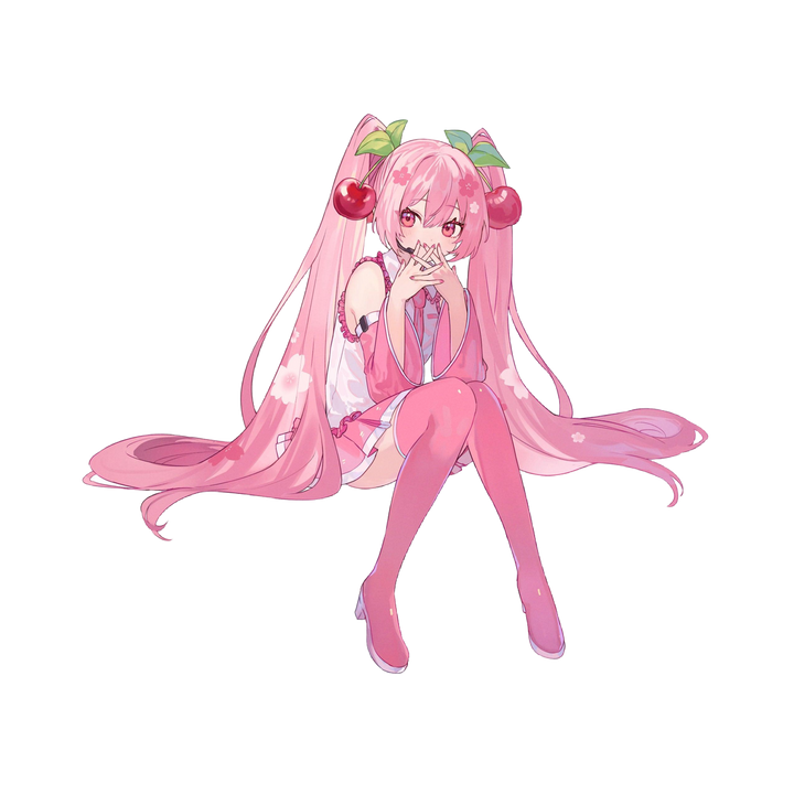 Hatsune Miku Series Sakura Miku 2023 Noodle Stopper Figure | 4580736403673