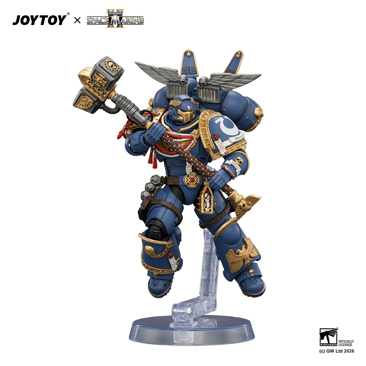 Game Edition Ultramarines Assault Intercessor with Jump Pack, Thunderhammer and Neo-volkite Pistol | 6927054404421