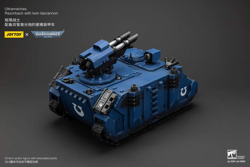 JOYTOY Ultramarines Razorback with twin lascannon