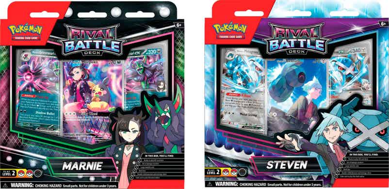 POKEMON FRENCH RIVAL BATTLE DECKS MARNIE/STEVEN(192614111875)