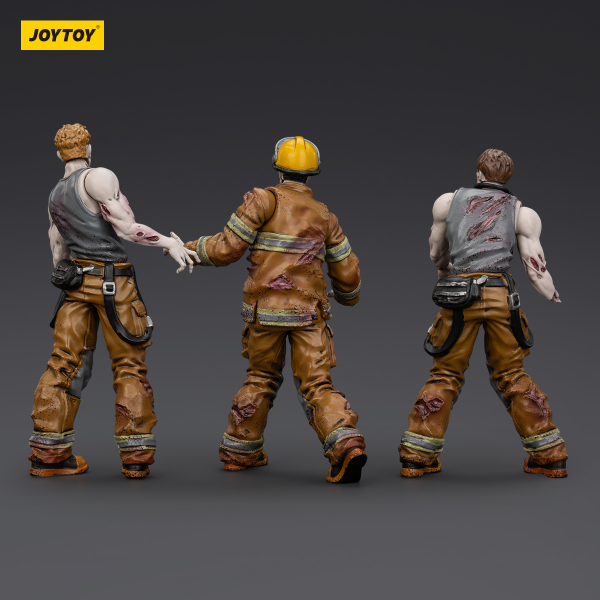 JOYTOY Dark Source Zombie Figure Firefighters(6927054401598)