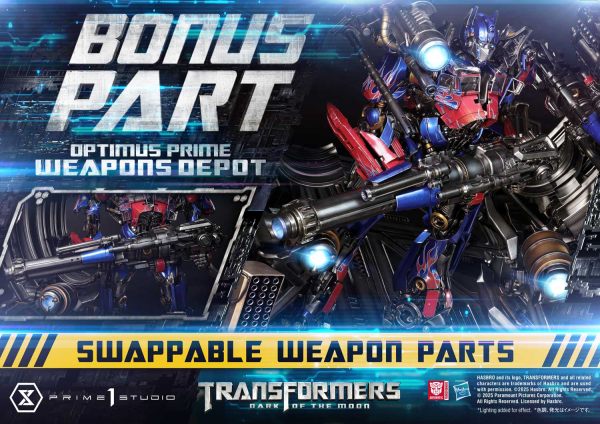 Prime 1 Studio Museum Masterline Transformers: Dark of the Moon (Film) Optimus Prime Weapons Depot Bonus Version(4582647121066)(4582647121066)