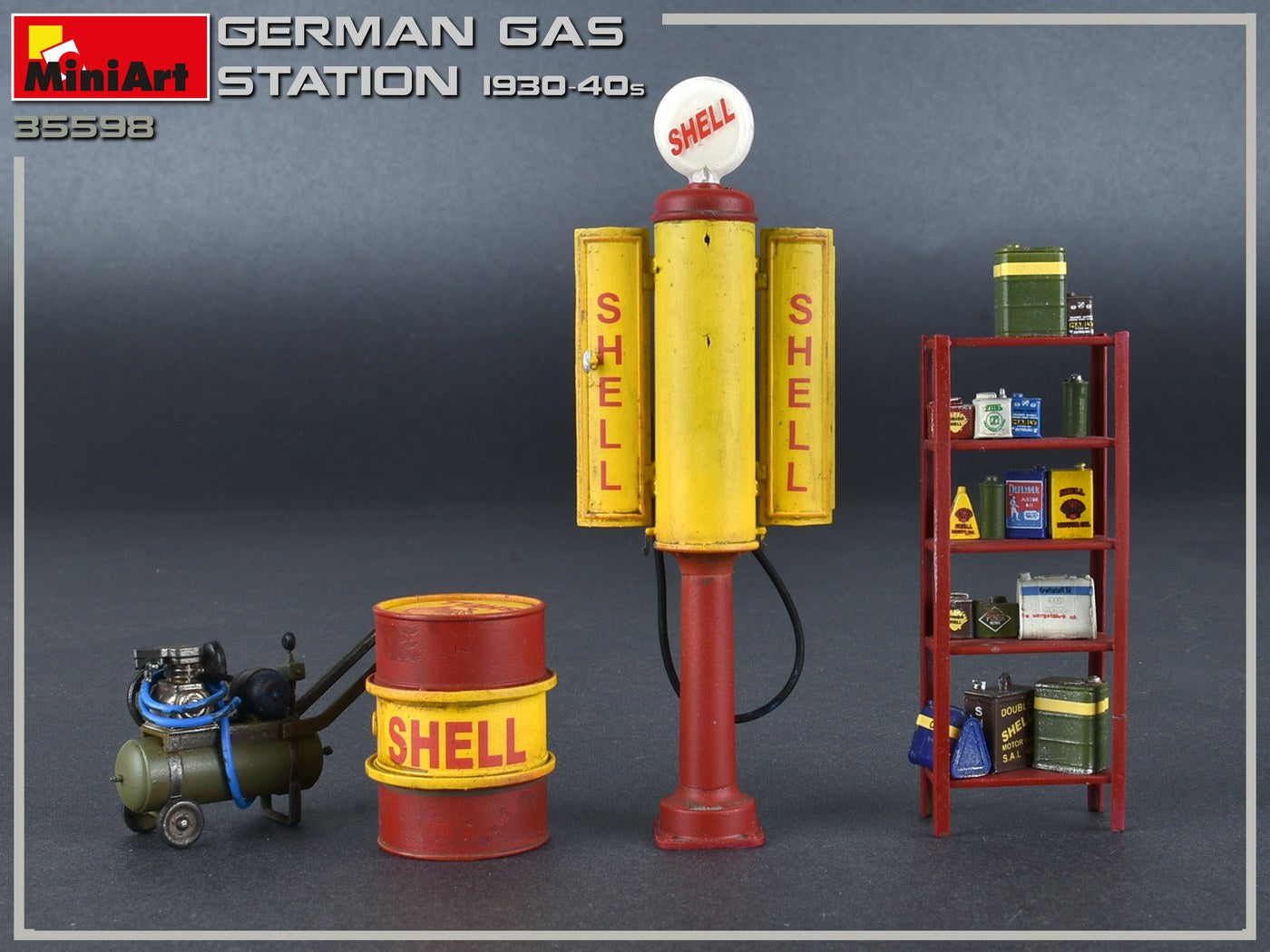 MiniArt 1/35 German Gas Station 1930-40s | 4820183312471