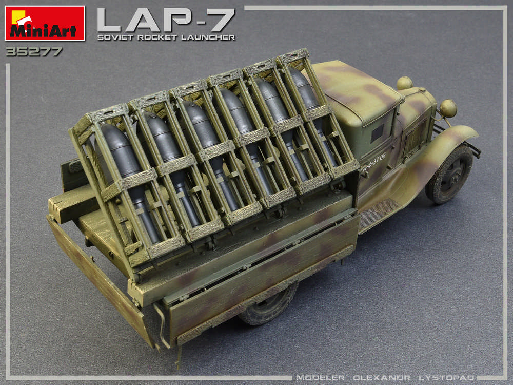 MiniArt 1/35 Soviet Rocket Launcher LAP-7 | 4820183311825