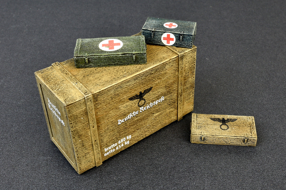 MiniArt 1/35 Wooden Boxes & Crates | 4820183311849