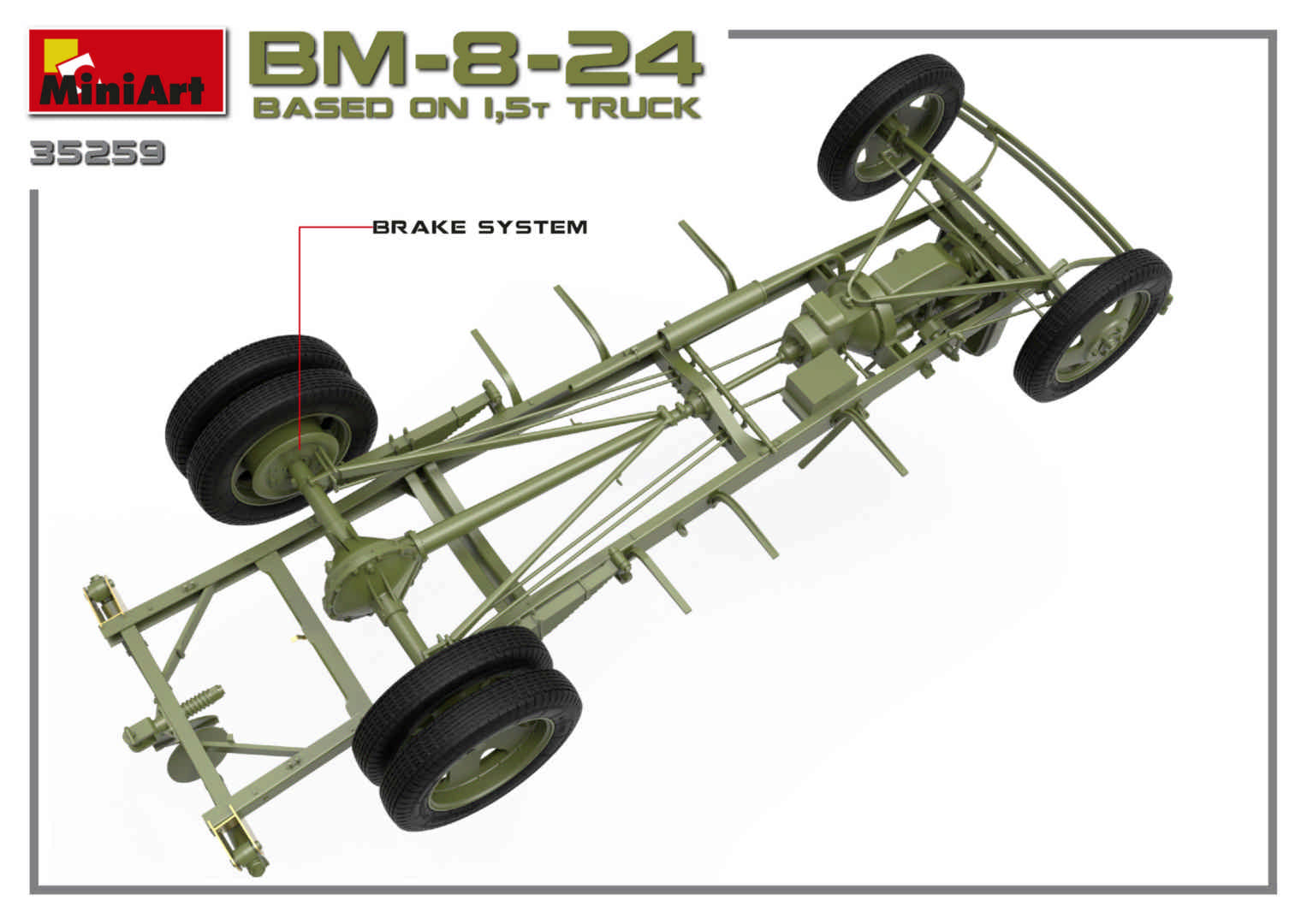 MiniArt BM-8-24 Based on 1,5t Truck (1/35) | 4820183312105