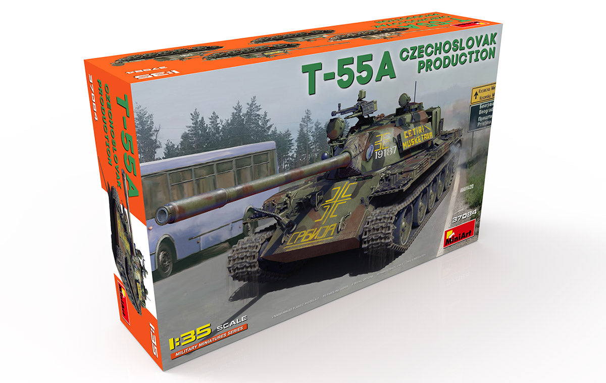 MiniArt 1/35 T-55A Czechoslovak Prod. Tank | 4820183313195