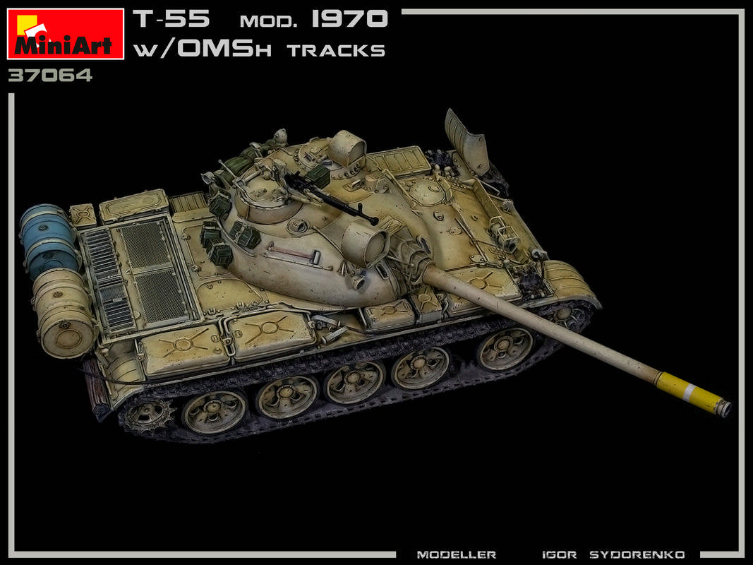 MiniArt 1/35 T-55 Mod. 1970 w/OMSh Tracks | 4820183312891