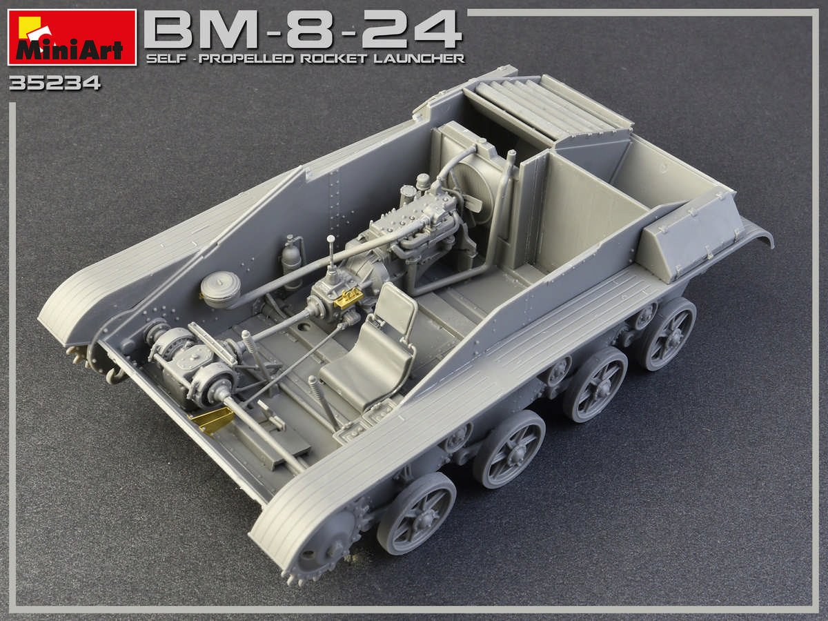MiniArt BM-8-24 Self-Propelled Rocket Launcher. Interior Kit (1/35) | 4820183311856