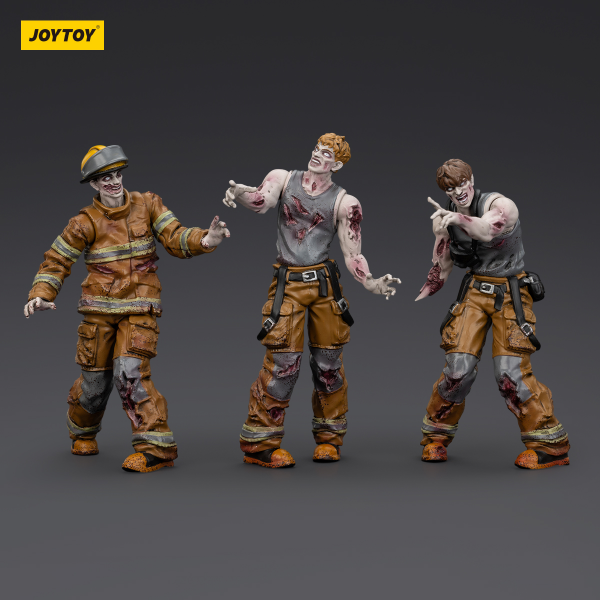 JOYTOY Dark Source Zombie Figure Firefighters(6927054401598)