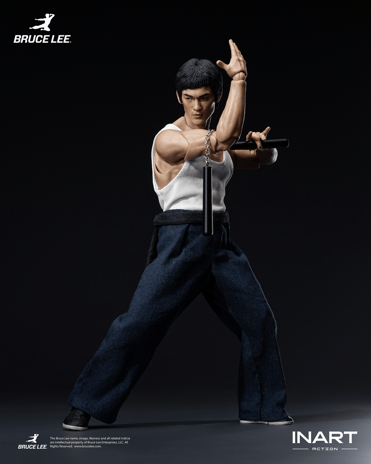 INART - Bruce Lee (Kung Fu Outfit) 1/12 Collectible Figure