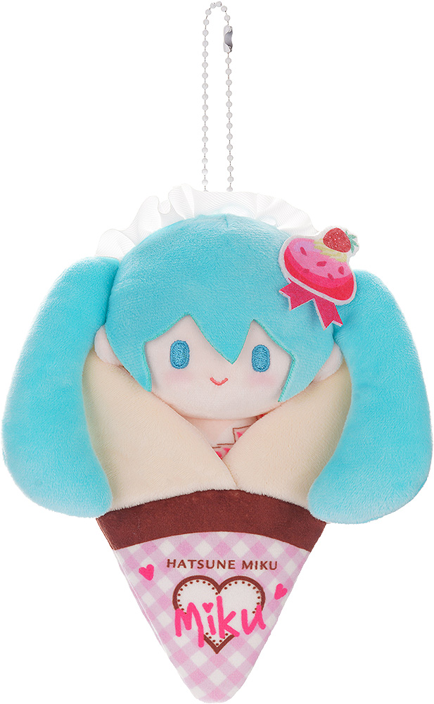 Character Vocal Series 01: Hatsune Miku Crêpe Mascot Keychain B | 4580416929684