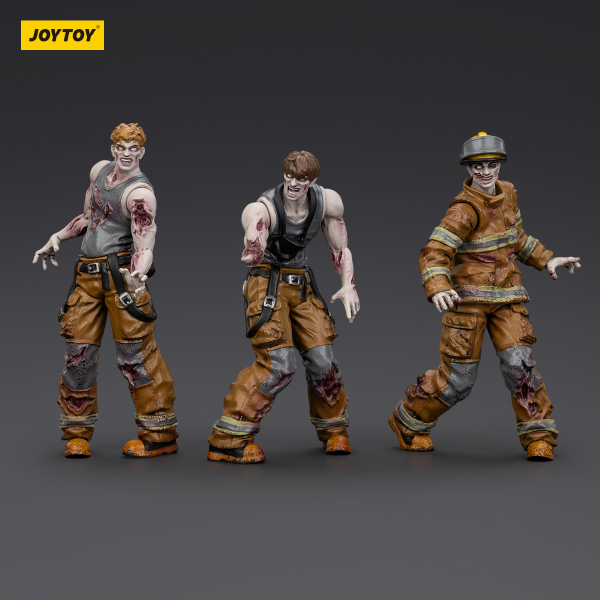 JOYTOY Dark Source Zombie Figure Firefighters(6927054401598)