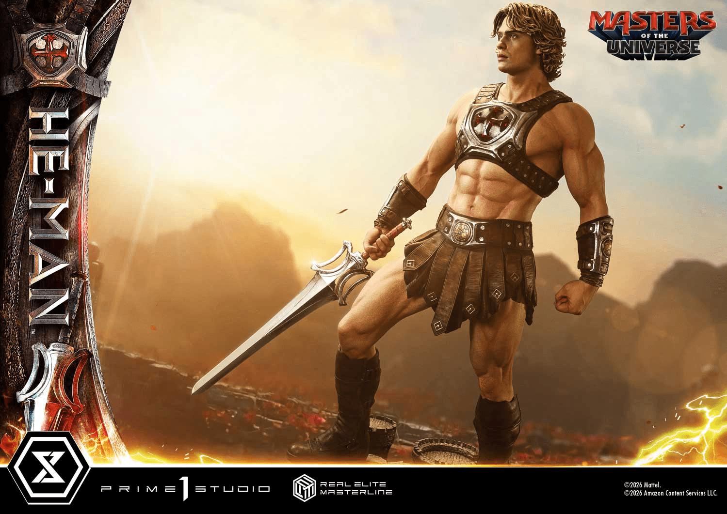 Real Elite Masterline Masters of the Universe (2026 Film) He-Man DX Bonus Version