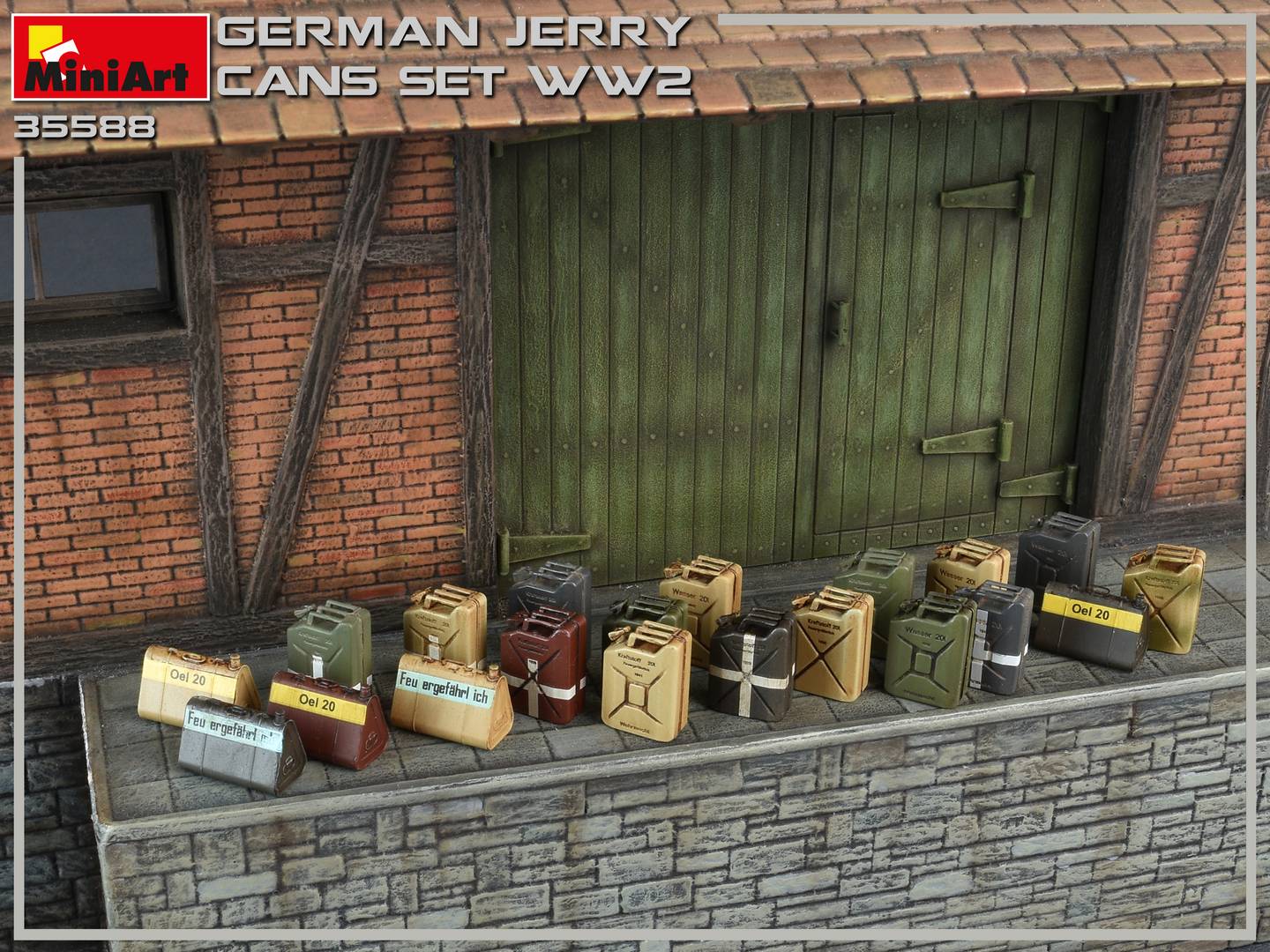 MiniArt German Jerry Cans Set WW2 (1/35) | 4820183312037