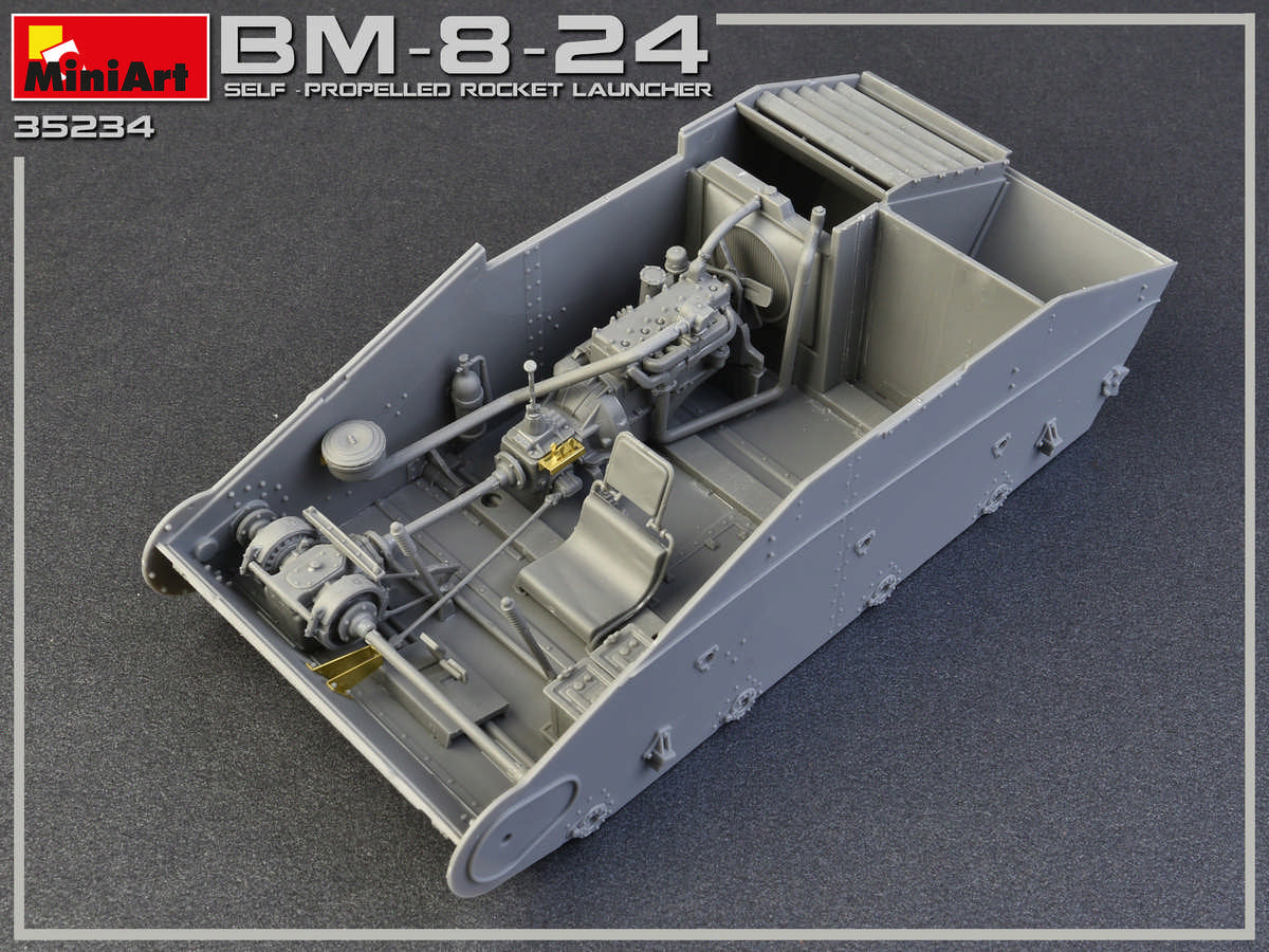 MiniArt BM-8-24 Self-Propelled Rocket Launcher. Interior Kit (1/35) | 4820183311856