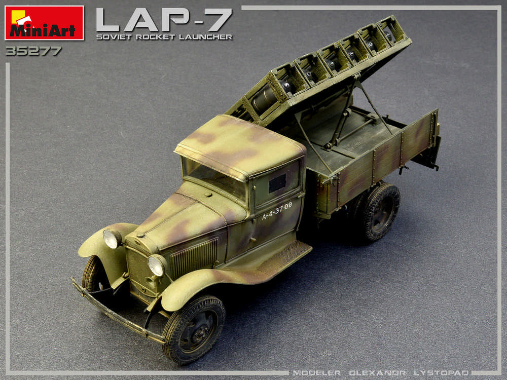 MiniArt 1/35 Soviet Rocket Launcher LAP-7 | 4820183311825