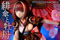PRISMA WING fuzichoco original Illustration Scarlet Umbrella and Peony 1/7 Scale Pre-Painted Figure