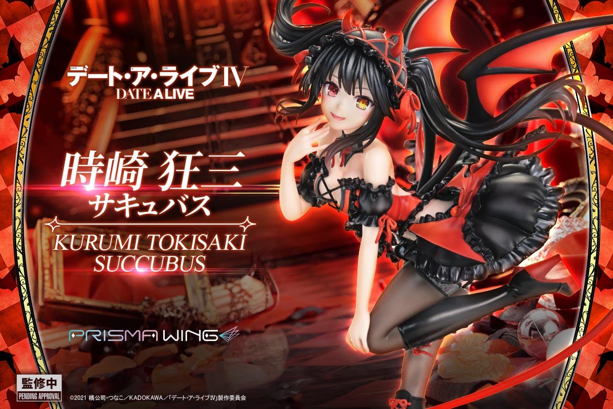 PRISMA WING DATE A LIVE Kurumi Tokisaki succubus 1/7 Scale Pre-Painted Figure