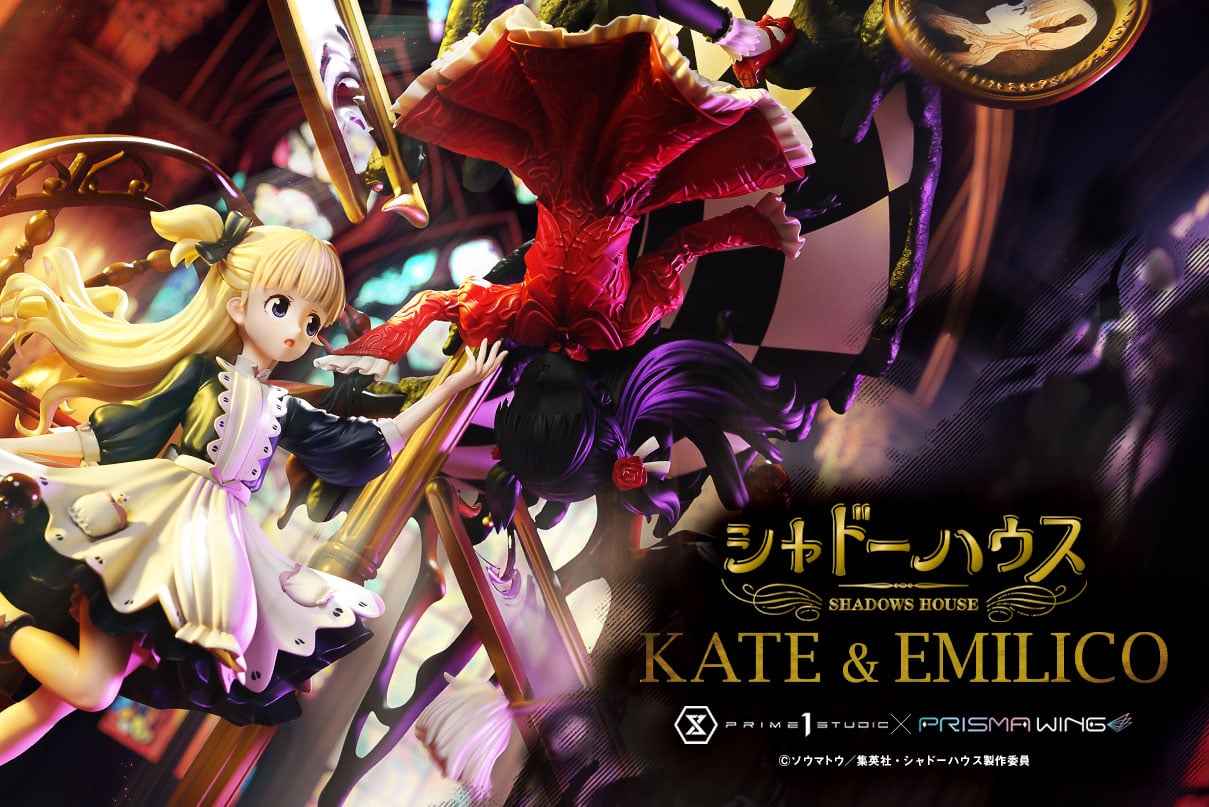 PRISMA WING Shadows House Kate &amp; Emilico 1/7 Scale Statue