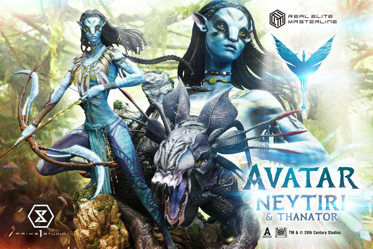 Real Elite Masterline Avatar (Film) Neytiri &amp; Thanator Avatar Legacy Collection